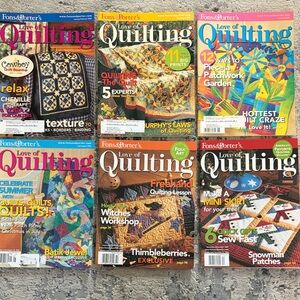 6! Fons And Porters Love Of Quilting Magazines Full Publication Year 2005